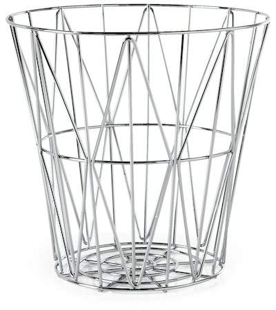 Clearance Retro Rectangle Metal Wire Basket - Copper