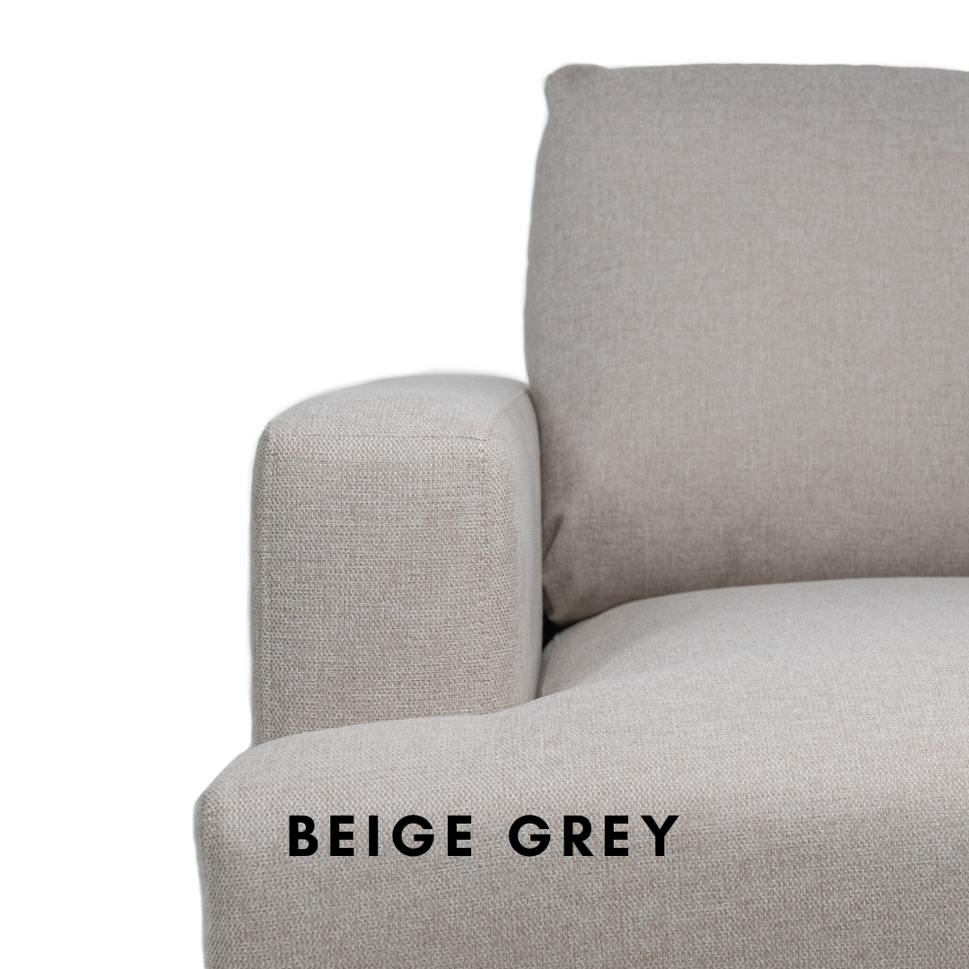 Benji 2.5 Sectional, Liverpool Beige Grey, Q-Living Furniture