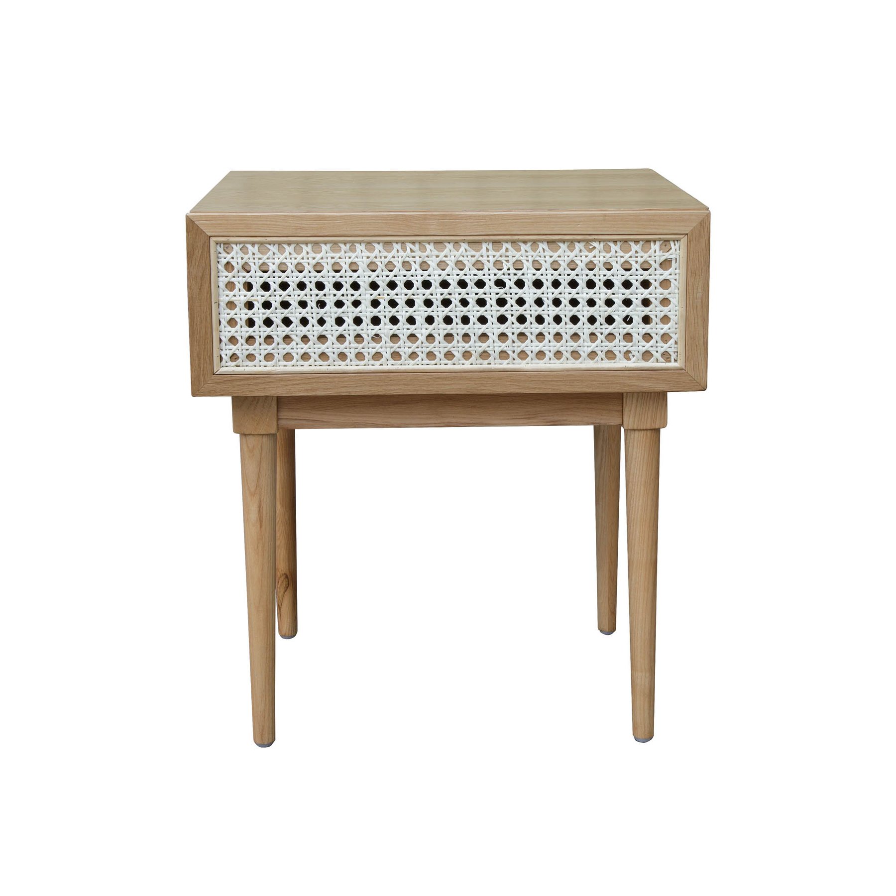 Cane Side Table, Natural, Q-Living Furniture