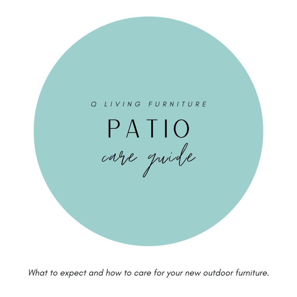 Patio Furniture Care Guide Metal Q Living Furniture