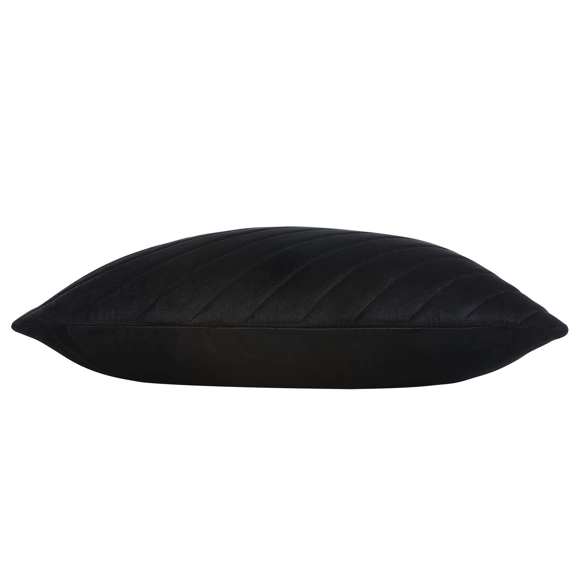 Diran Black Velvet Toss Pillow - Q Living Furniture