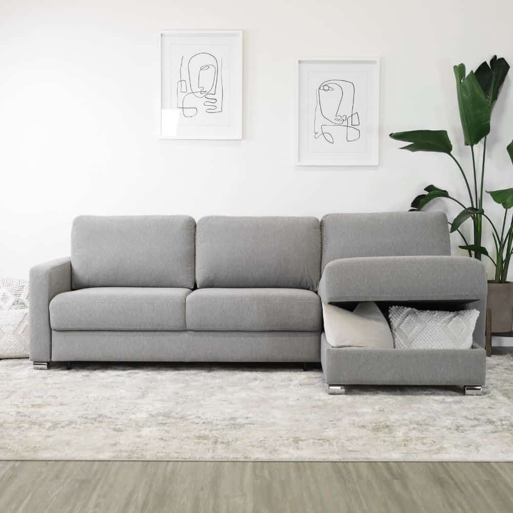 Hampton Queen Sectional Couch Storage