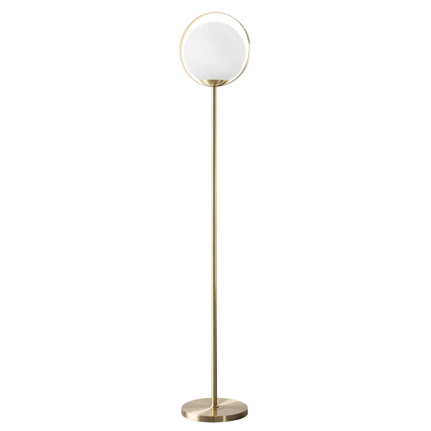 Halo Frosted Globe Floor Lamp