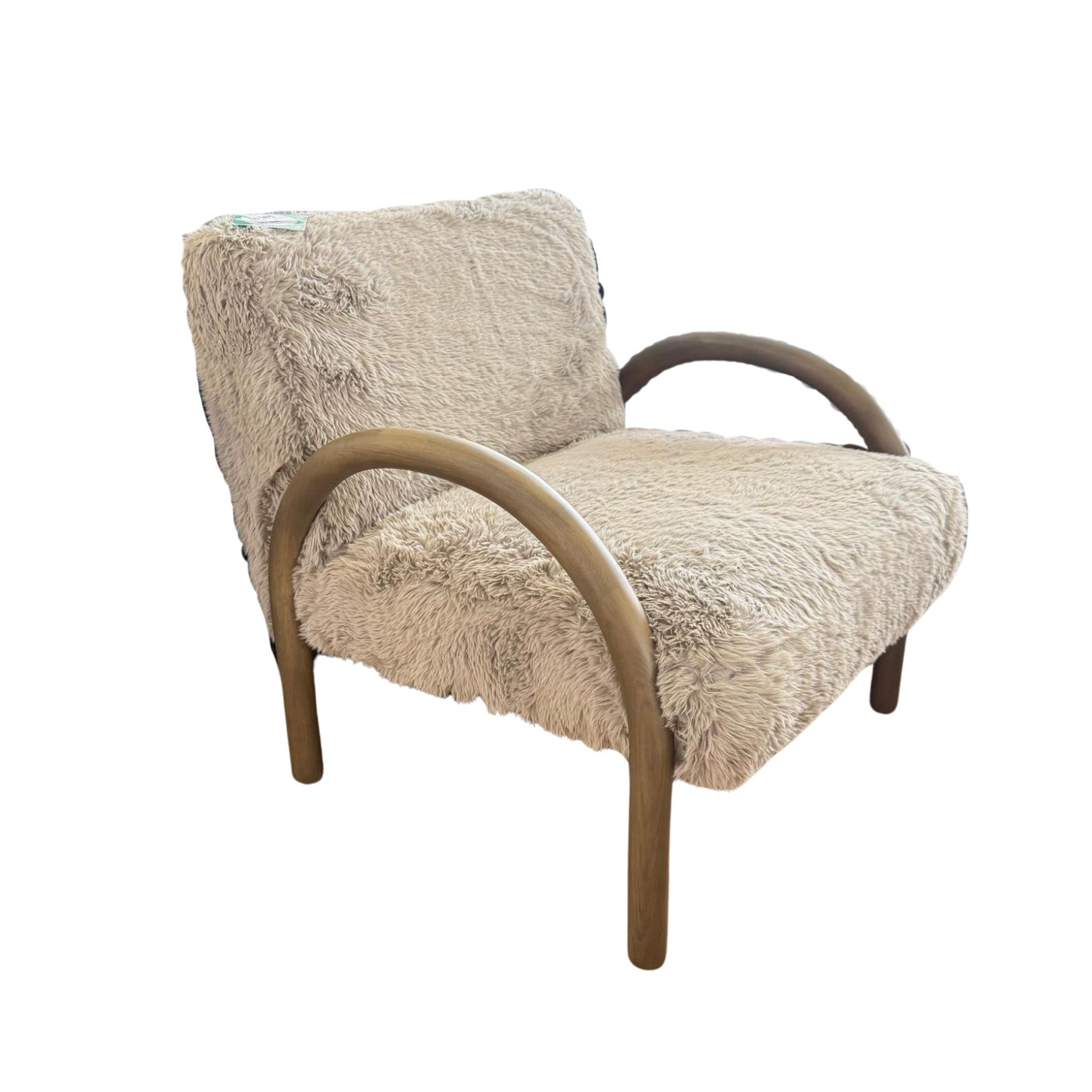 Clearance Eros Chair - Shaggy Granite