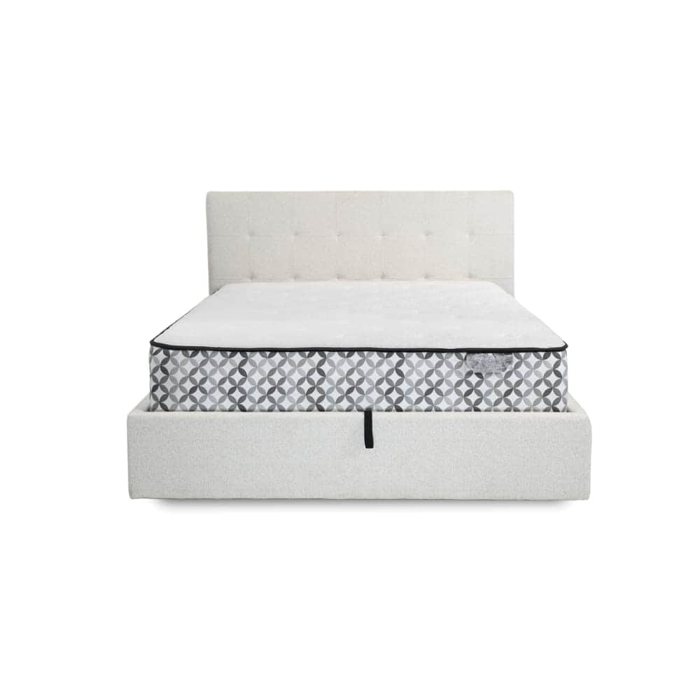 Albany Storage Bed - King, Beige