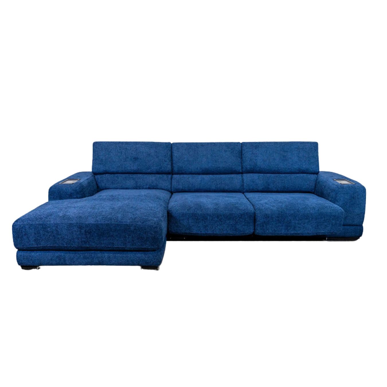 Grover LHF Sectional w/ 2 Power Gliders and Wireless Chargers