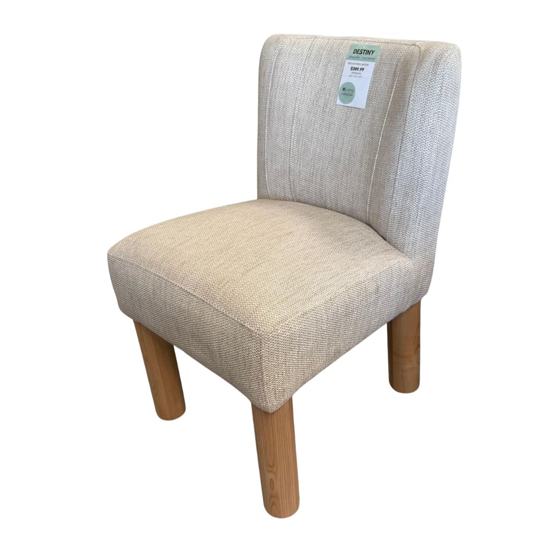 Floor Model Destiny Dining Chair - Tweed Natural