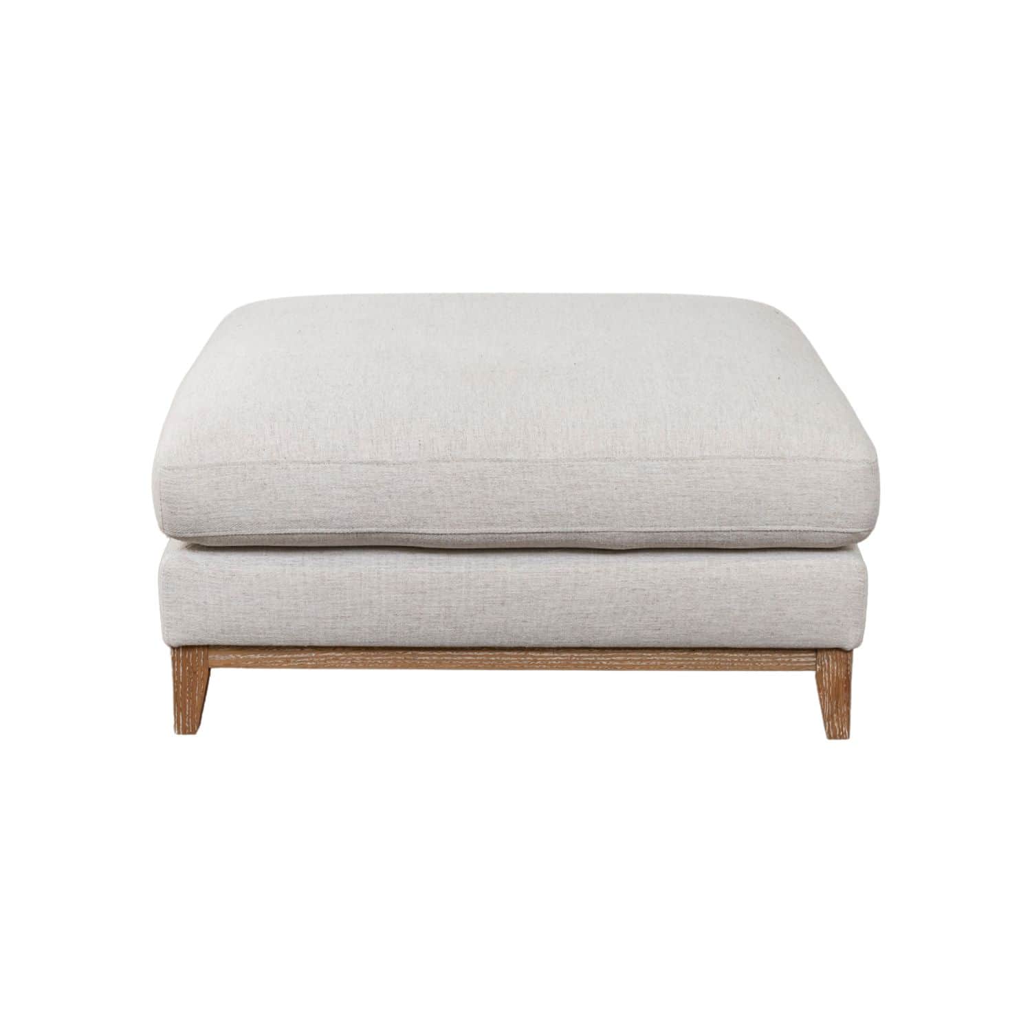 Atlantic Square Ottoman - Tweed Optical