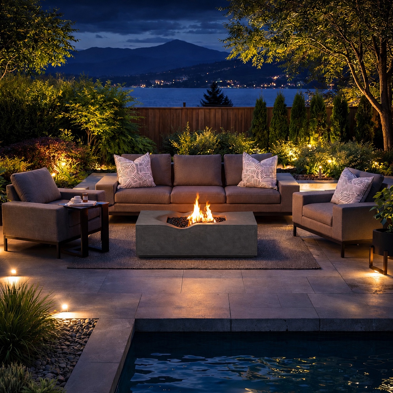 Venice Firepit Table