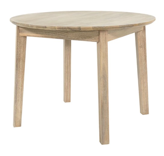 Gia Round Dining Table - Light Driftwood